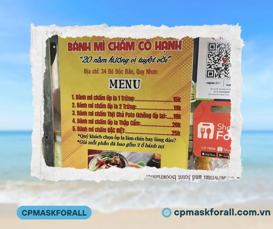 Bánh mì chấm Cô Hạnh