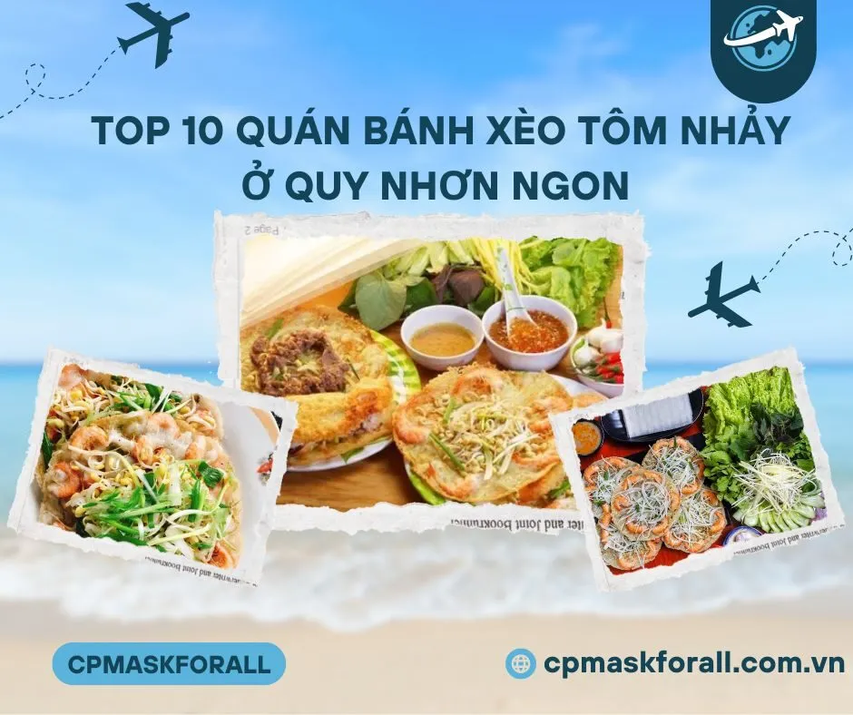 Top 10 quán Bánh xèo tôm nhảy ở Quy Nhơn ngon nhất định phải thử