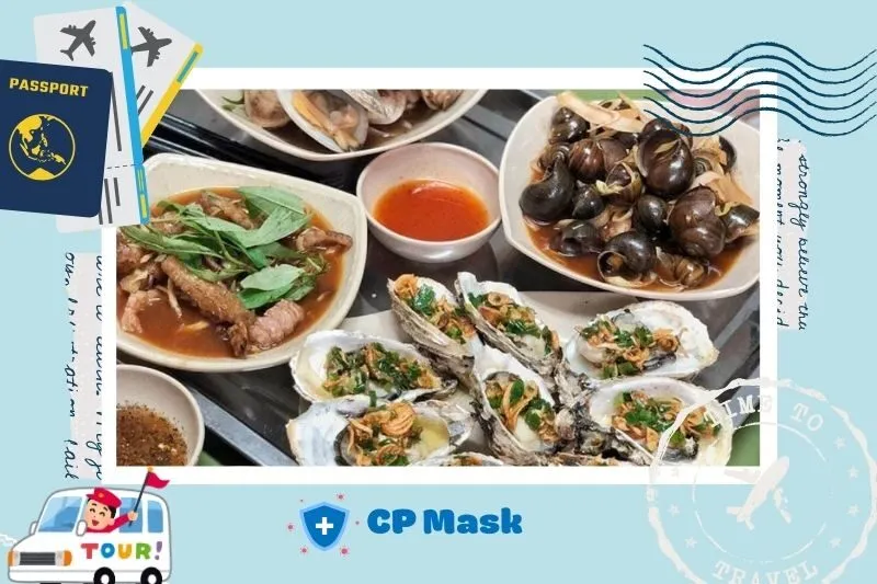 Thưởng thức hải sản tươi sống